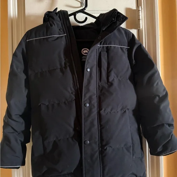 Canada Goose Kids Black Puffer Coat - Picture 1 of 4